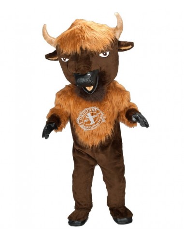 Costume buffalo / bull mascot 2 (advertising character)