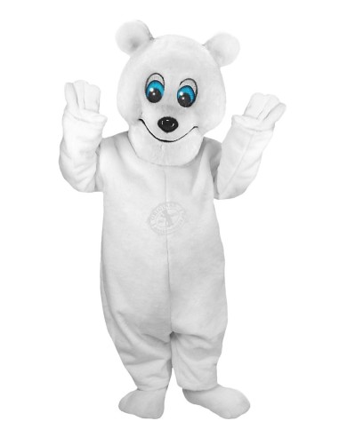 Eisbär Kostüm Maskottchen 2 (Werbefigur)