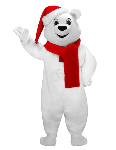 Polar Bear Costume Mascot 3a (Advertising Character)