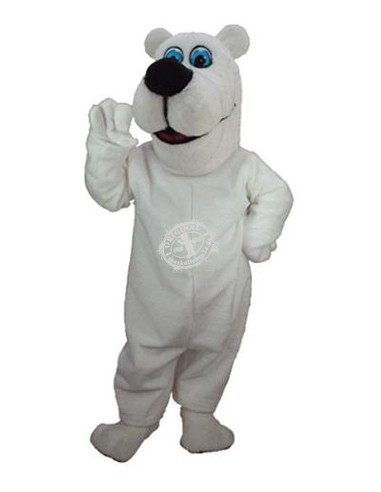 Oso Polar Disfraz de Mascota 10 (Profesional)