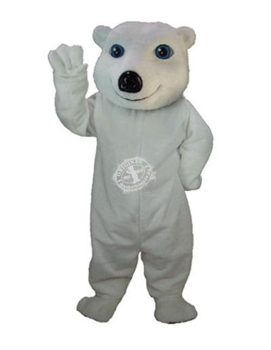 Oso Polar Disfraz de Mascota 8 (Profesional)