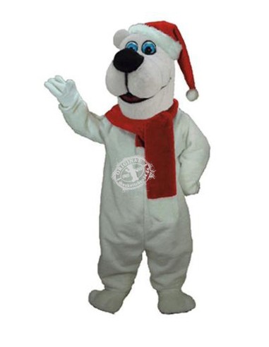Oso Polar Disfraz de Mascota 10a (Profesional)