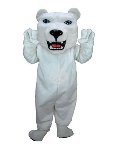 Oso Polar Disfraz de Mascota 9 (Profesional)