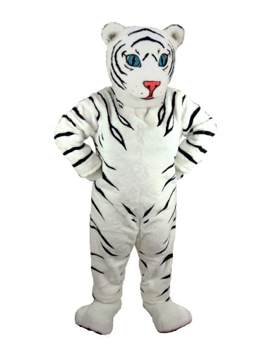Snow Tiger Mascot Costume 3 (Professional)