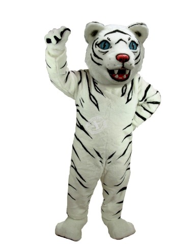 Snow Tiger Mascot Costume 4 (Professional)