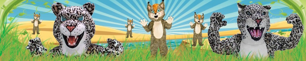 Leopard Kostüme Maskottchen ✅ Lauffiguren Werbefiguren ✅ Promotion Kostümshop ✅