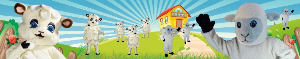Pecore costumi mascotte ✅ figure in esecuzione figure pubblicitarie ✅ negozio di costumi di promozione ✅