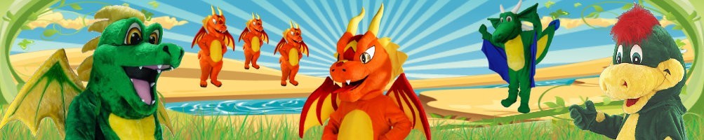 Dragon costumes mascot ✅ Running figures advertising figures ✅ Promotion costume shop ✅